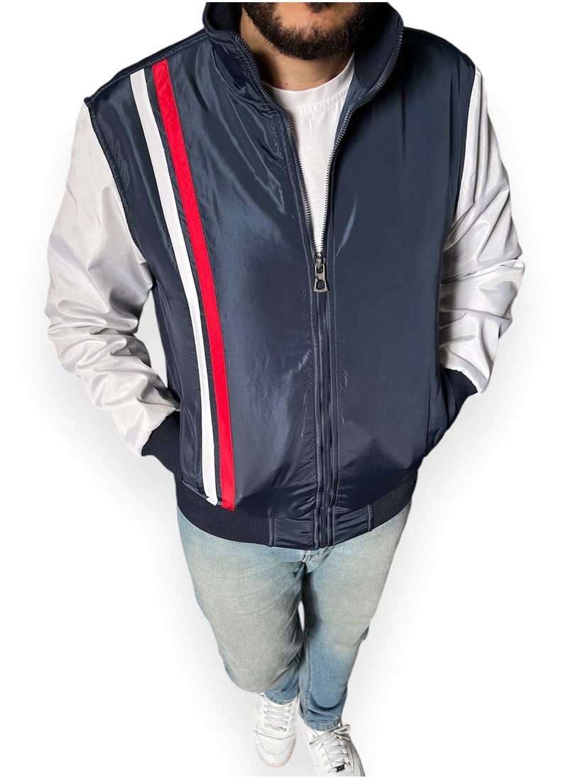 Triple H Thermal Full zipper stand collar bomber jacket From Triple H  - Image 3