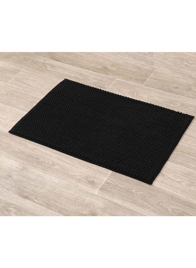 Tendance Anti-Slip Microfiber Bathroom Mat with Balls Black 50 x 80cm 7744103 - Image 2