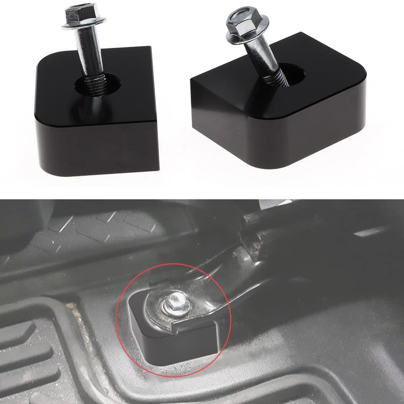 Generic URLWALL 1'' Seat Spacer Lifting Rear of Front Seats, Adjustable Driver Passanger Seat Riser Lift Seat Recline Kit for 2005-2022 Toyota Tacoma, 2003-2022 4Runner, 2007-2014 FJ Cruiser, Lexus GX (Black)  - Image 1