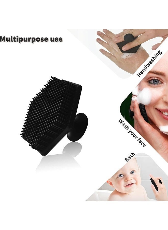 GlamKit Face Scrubber, Silicone Face Scrubber for Men, Gentle Exfoliator Pad & Massager, Facial Cleansing/Wash Brush - Removes Dead & Dry Skin - Image 4