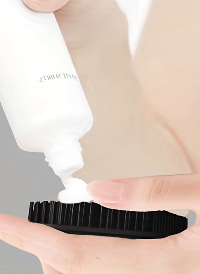 GlamKit Face Scrubber, Silicone Face Scrubber for Men, Gentle Exfoliator Pad & Massager, Facial Cleansing/Wash Brush - Removes Dead & Dry Skin - Image 2