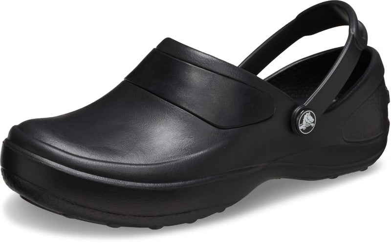 Crocs Womens Mercy Work Clog Slip Resistant Work Shoes BlackBlack 7 Women - Image 2