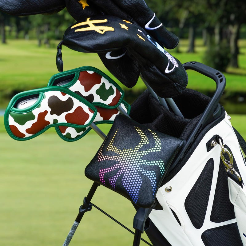 2thpart Putter Cover Magnetic, Golf Large Mallet Putter Headcover for Taylormade Spider GTX EX GT (Black) - Image 2