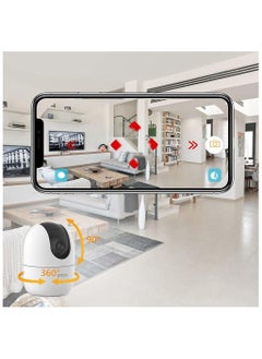 IMOU Ranger 2 Indoor WiFi 5MP QHD Live Cam, 8x Digital Zoom, Motorized Pan and Tilt with 360° Coverage View, Accurate Human and Pet Detection, Smart Night Vision (Up to 10m), Privacy Mode, Smart Tracking, Two-Way Talk, MicroSD Slot (up to 256 GB)  - Image 3