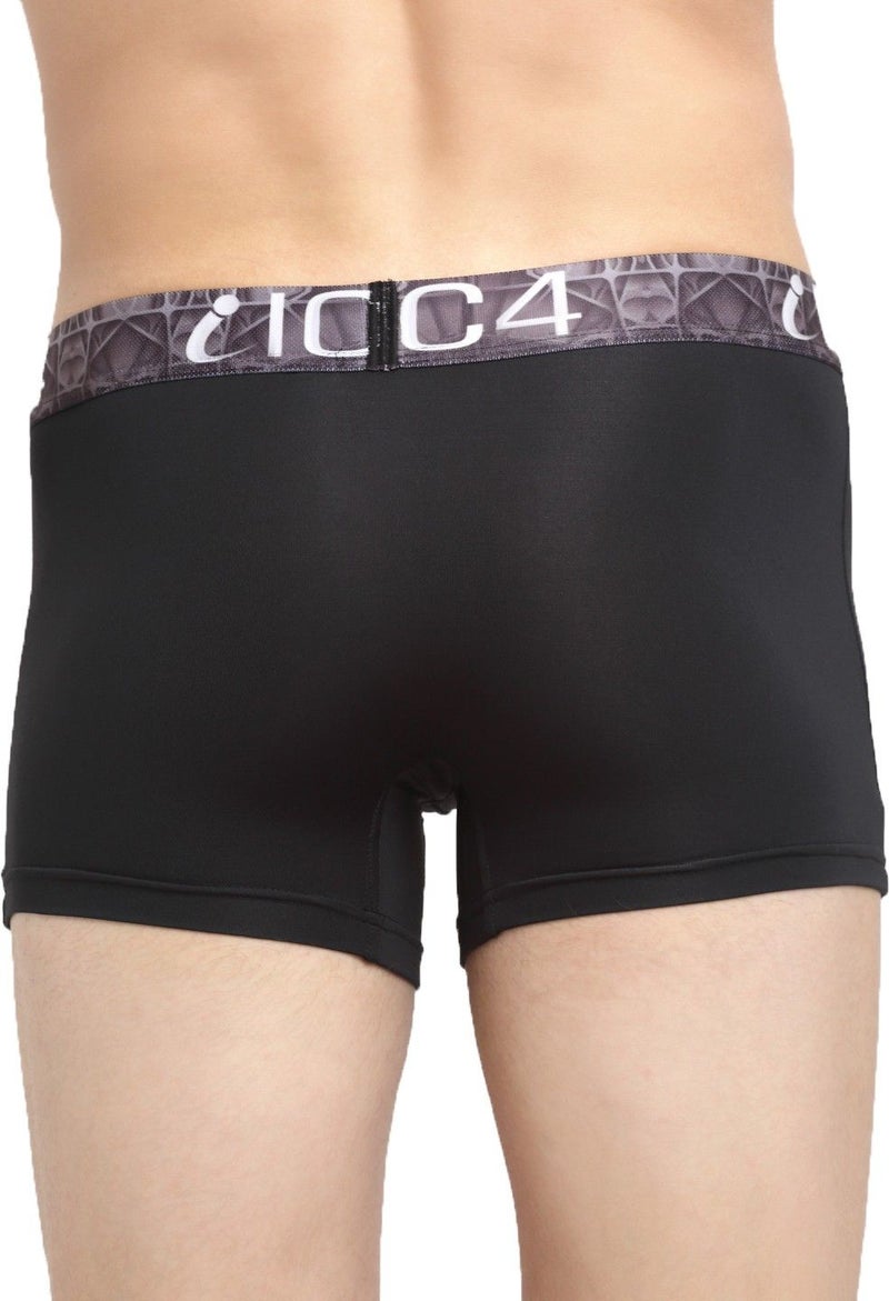 IC4 Store شورت أسود سادة للرجال - Image 3