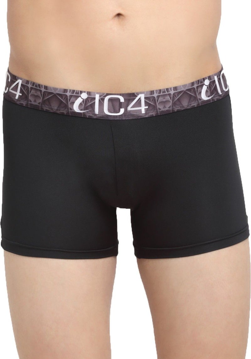 IC4 Store شورت أسود سادة للرجال - Image 1