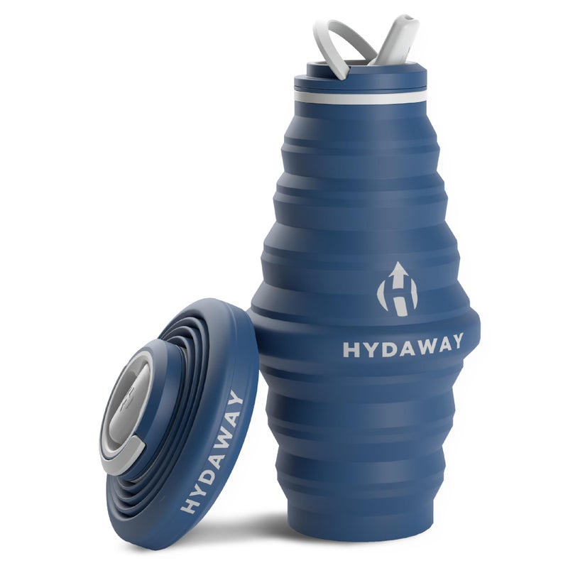 HYDAWAY 25oz Collapsible Water Bottle  BPAFree Leakproof Lightweight and SpaceSaving  Perfect for Hiking Travel and AllDay Hydration