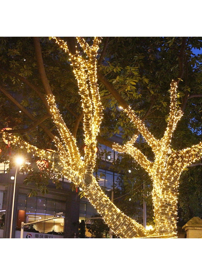 10M 100Led Gardening Decor Solar String Lights 8-Moulds Outdoor Waterproof Courtyard Tree Birthday Party Holloween Banquet Weeding Decoration Solar Twinkle Lights - Image 4