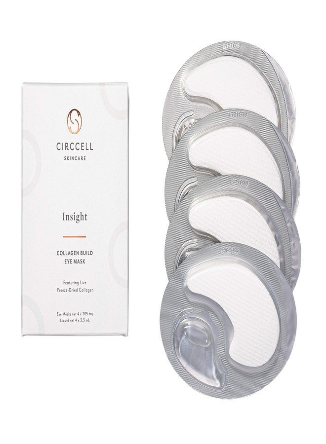 CIRCCELL Insight Collagen Eye Treatment Masks, collagen eye mask, eye bags treatment, under eye pads, 4 treatments - Image 1