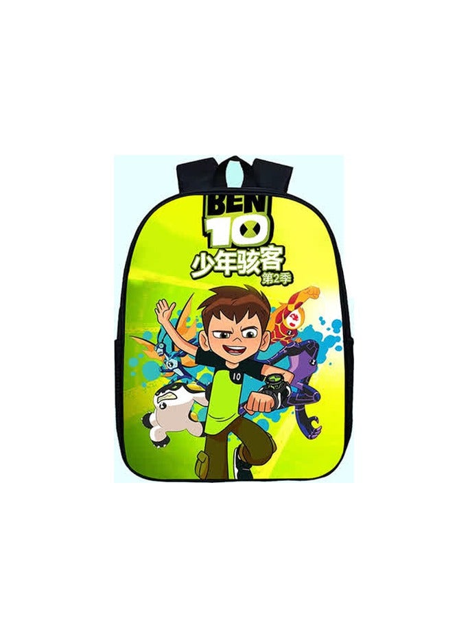 Hot-selling teenager hacke schoolbag ben10 primary and secondary school students backpacks saddle bag pen bag three-piece set new,8- satchel  - Image 1