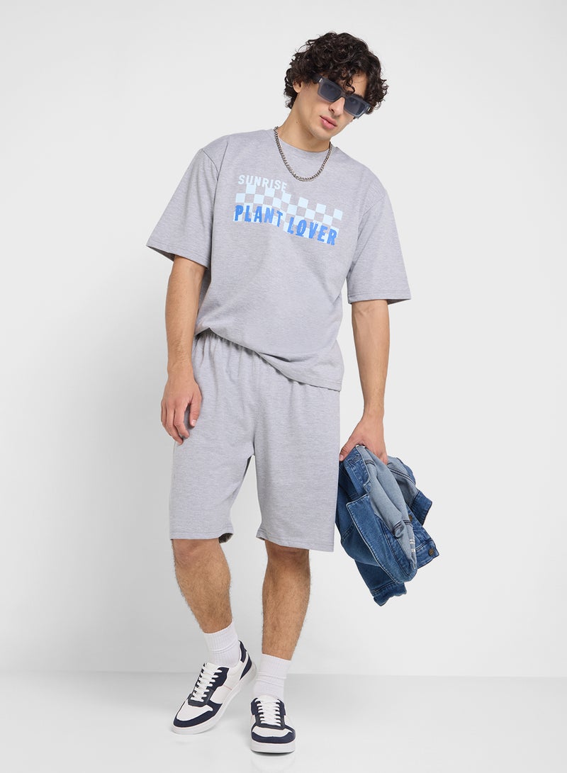 Seventy Five Graphic T-Shirts And Shorts Sets  - Image 1