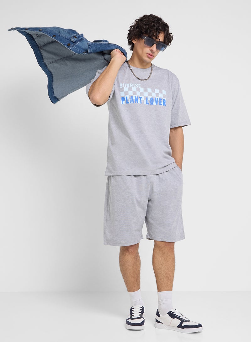 Seventy Five Graphic T-Shirts And Shorts Sets  - Image 5