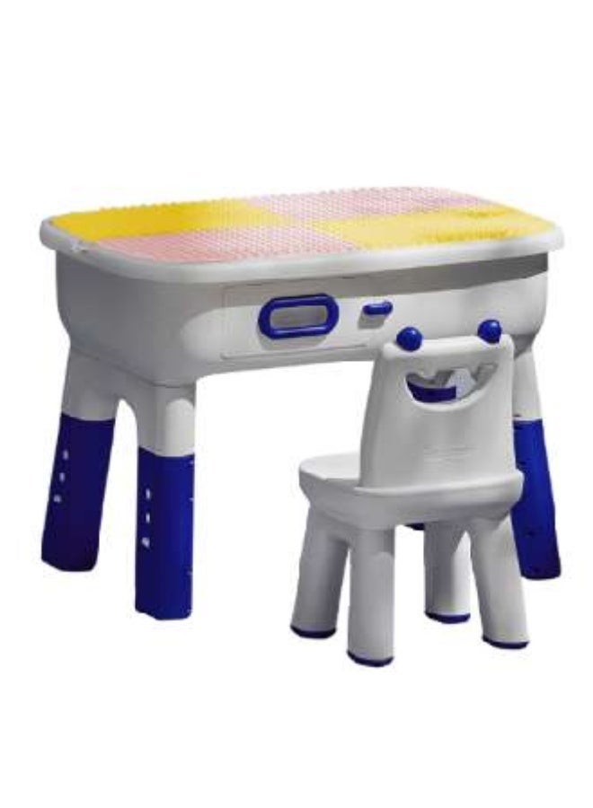 Babycare - Kids Activity Table And Chair  Blue - Set - Image 1