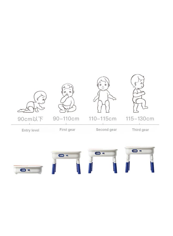 Babycare - Kids Activity Table And Chair  Blue - Set - Image 3