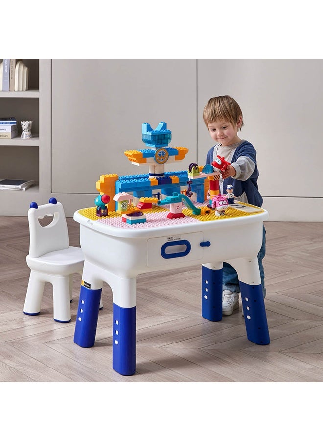 Babycare - Kids Activity Table And Chair  Blue - Set - Image 5