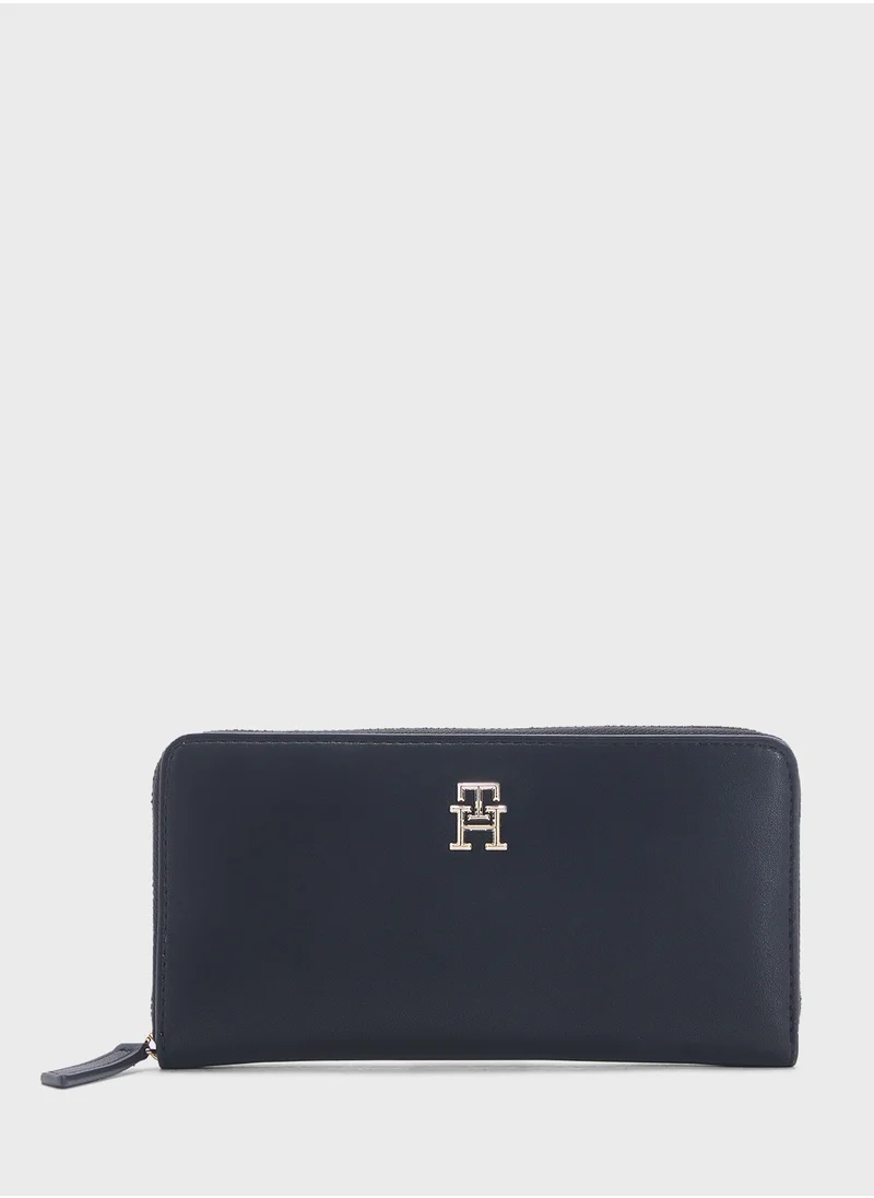 تومي هيلفيغر LARGE ZIP WALLET