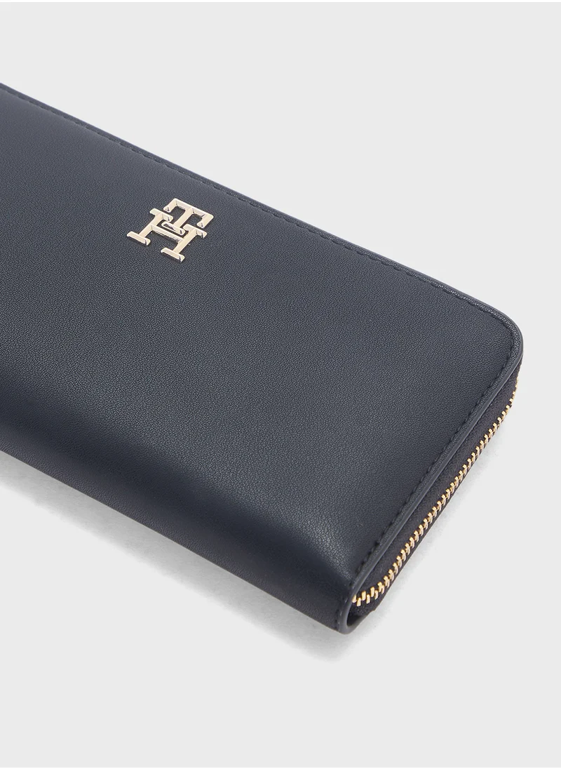 تومي هيلفيغر LARGE ZIP WALLET