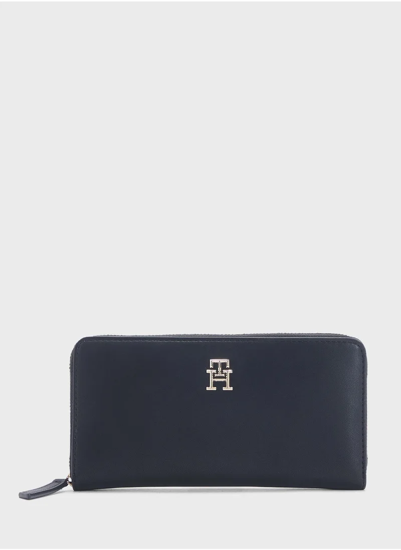تومي هيلفيغر LARGE ZIP WALLET