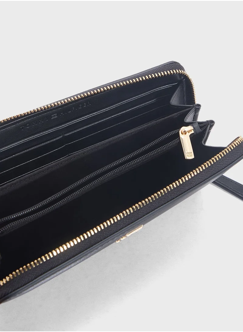 TOMMY HILFIGER LARGE ZIP WALLET
