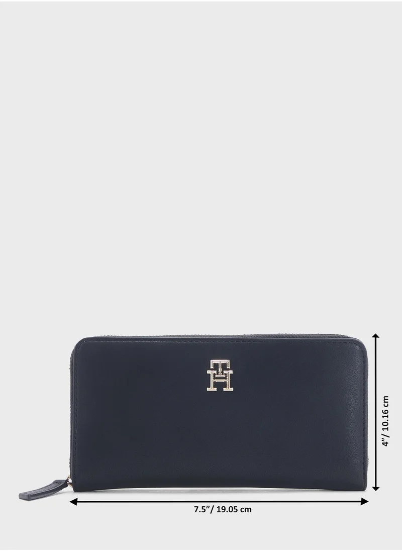 TOMMY HILFIGER LARGE ZIP WALLET