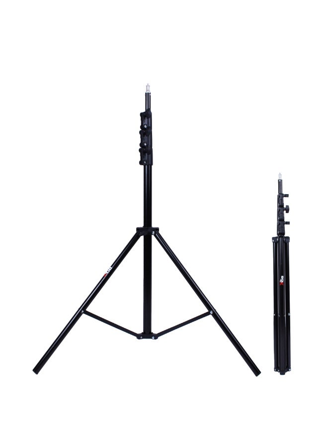 Xria LS260S 2.6M Steel Light Stand 8KG Load Heavy Duty Adjustable Photography Lighting Stand for LED Softbox Flash Ring Light Studio Video - Image 1