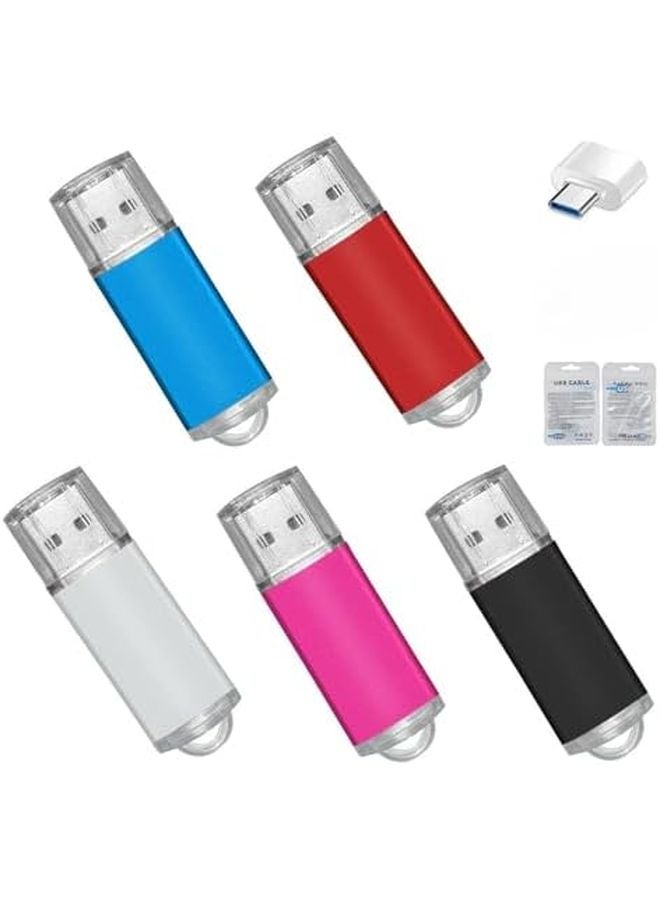 10PCS 16GB USB Flash Drives Mix Color 2 0 Memory Stick Pen Drive Bulk - Image 2