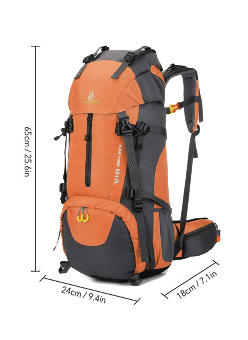 MissTiara 60L High-Capacity Waterproof Outdoor Sport Camping and Hiking Backpack With Shoe Compartment  - Image 3