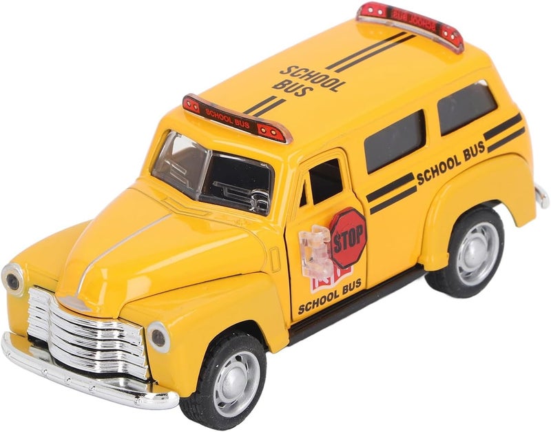 RIZGHWOY Alloy Pull Back Toy Car with Sound Light Effect, High Simulation Diecast Model Vehicle for Boys (Style 1) - Image 3