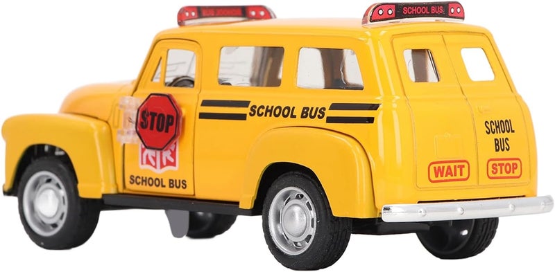 RIZGHWOY Alloy Pull Back Toy Car with Sound Light Effect, High Simulation Diecast Model Vehicle for Boys (Style 1) - Image 2