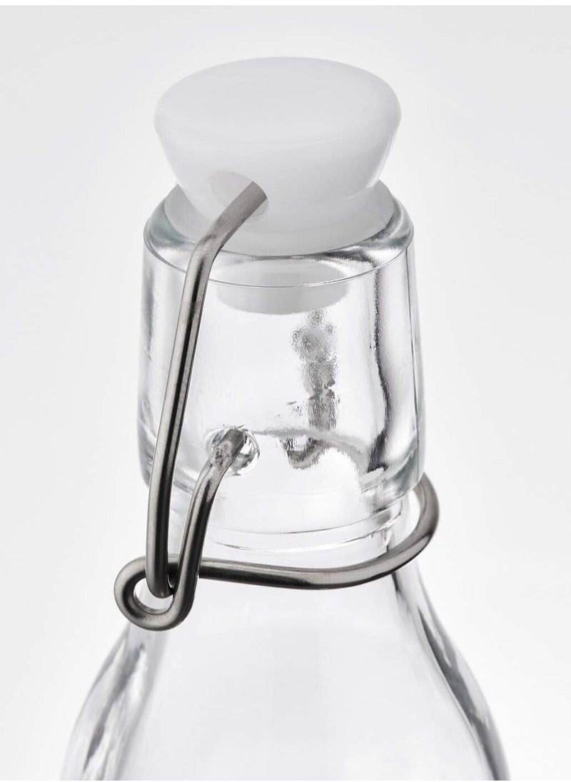 Ikea - Korken Bottle with stopper clear glass pack of 3 Bottles - Image 1