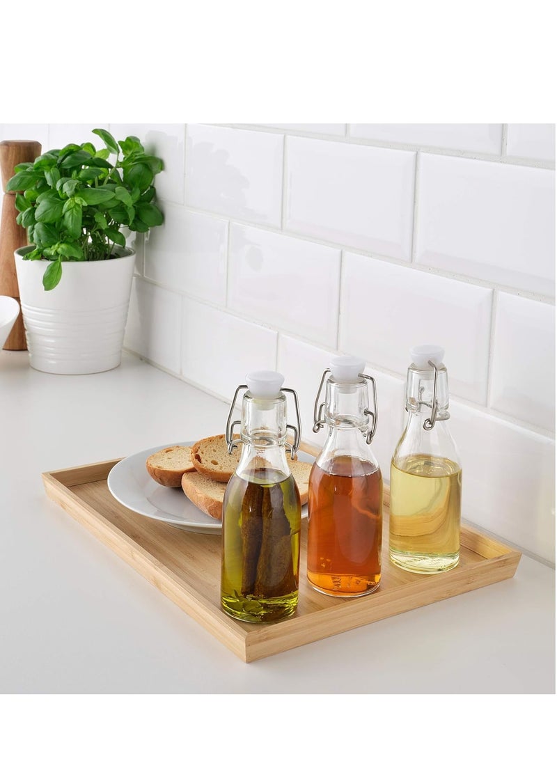 Ikea - Korken Bottle with stopper clear glass pack of 3 Bottles - Image 1