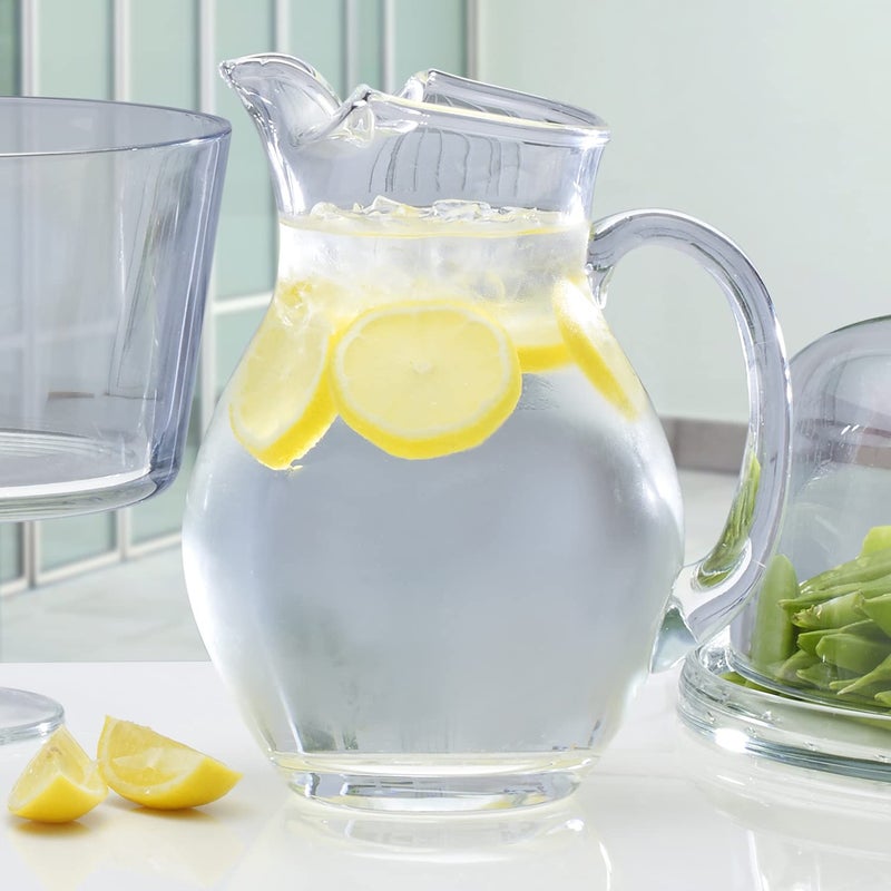 Mikasa Napoli Clear Glass Beverage Pitcher, 70 Ounce Capacity, Durable and Elegant Design for Serving Water, Iced Tea, or Cocktails - Image 4