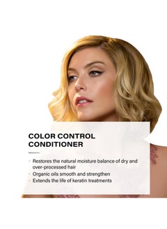 Peter Coppola Color Control Conditioner - Lightweight, Color Safe Conditioner, Damage Repair, Long Lasting Color Vibrancy For Keratin Smooth, Color-Treated Hair (12 Fl Oz)  - Image 2