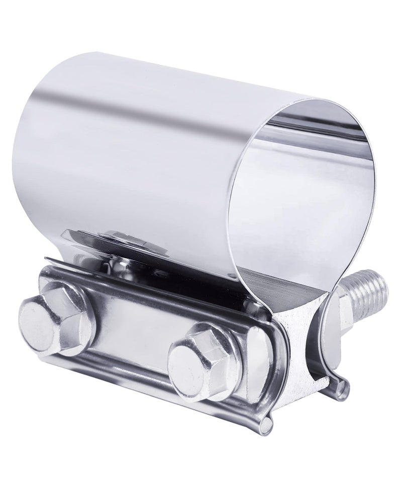 UBOG Exhaust Clamp 225 inch Stainless Steel Classic Automotive Exhaust Clamps - Image 3