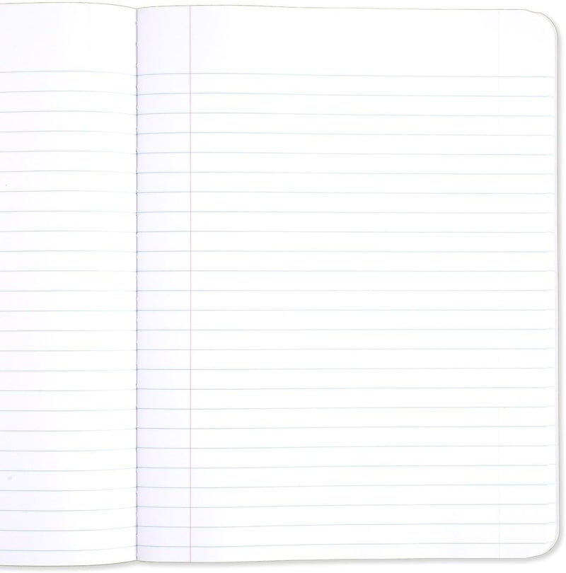 Mead Composition Notebook, Comp Book, Wide Ruled Paper, 100 Sheets, 9-3/4" x 7-1/2", Fashion, Square Deal, Assorted Colors, Color Selected May Vary, 1 Count (09918) - Image 3