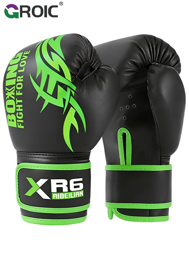 GROIC Kids Boxing Glove  6oz, Youth, Boys and Girls Training Sparring Gloves for Punching Bag, Kickboxing, Muay Thai, MMA, Gift for Kids - Image 1