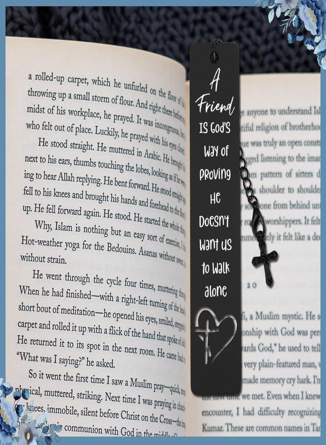 THRXOBN Inspirational Bookmarks Gifts for Friend, Cross Bookmark Gifts for Friend,Christian Gifts for Friend,Biblical Bookmarks Gifts for Friend, Baptism Gifts for Friend,WB112 - Image 2