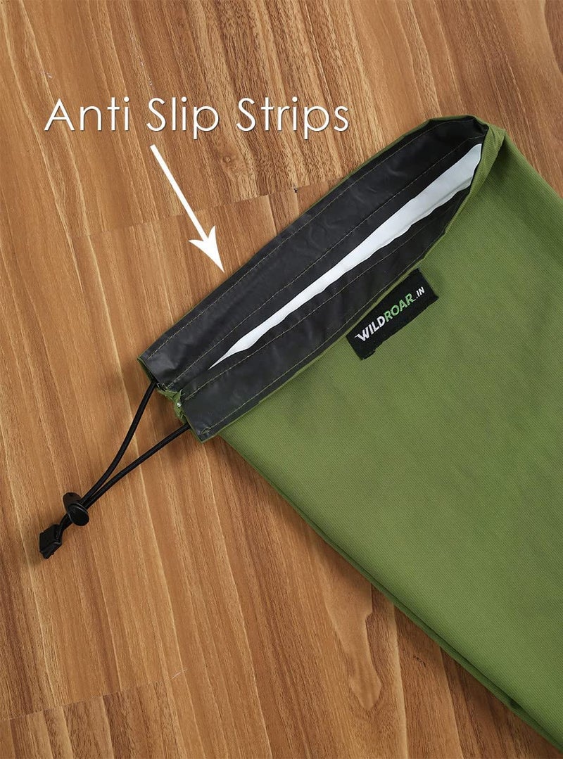 wildroar Anti Leech Socks-Fresh Olive-Water Repellent - Image 2