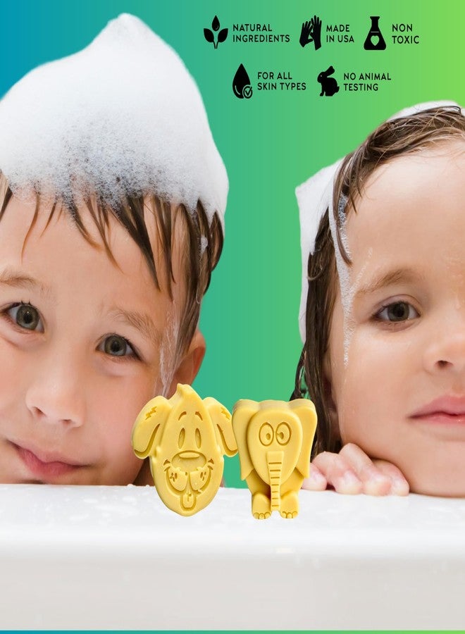 ZAAINA Natural Kids Soap - Easter Gifts, Fun Bath Time for Children - Unique Cute Animal Shape Soaps for Boys Girls, Gift for Kids, Handmade Body Soaps - Gentle on Sensitive Skin - Set of 6 - Image 4