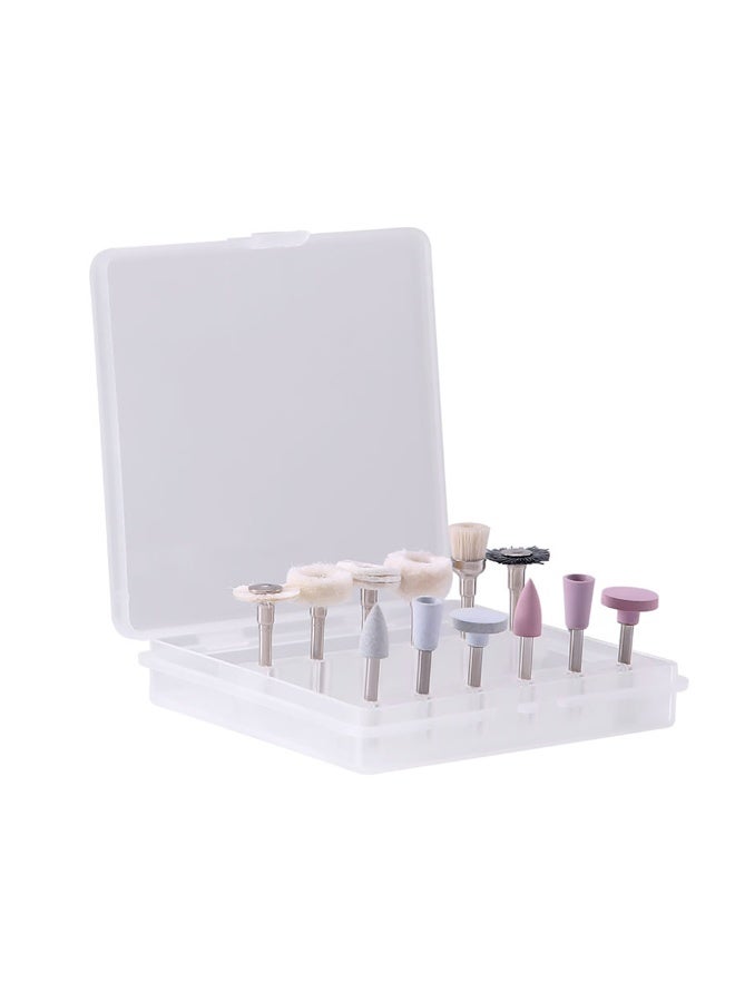 LYuen 12PCS/Box Dental Composite Polishing Kit RA 2.35mm Polisher for Low Speed Hanpiece Porcelain Natural Teeth Nail Polishing - Image 3