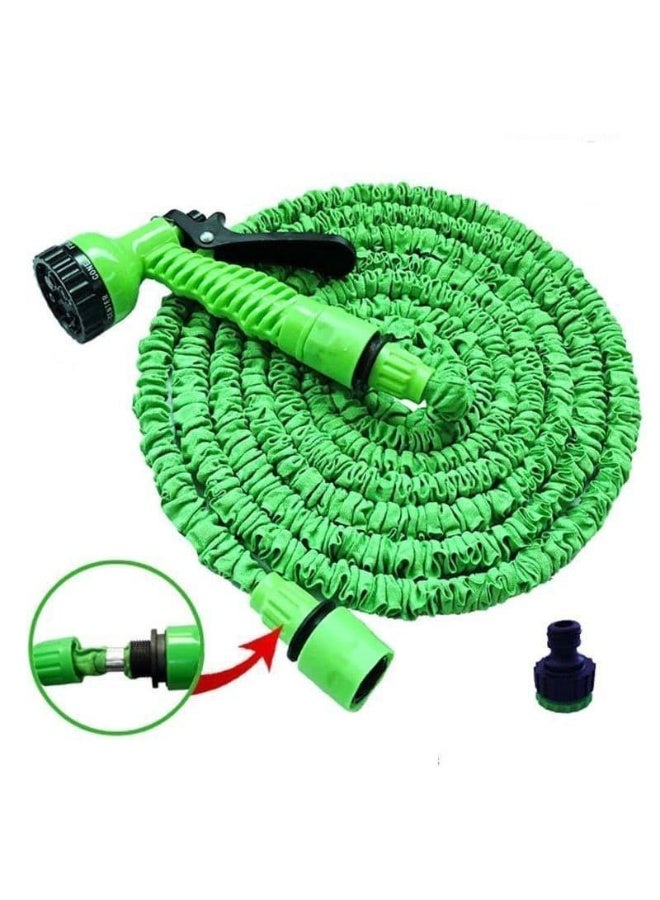 Make car washing and garden watering effortless with the innovative Expandable Magic Hose. Engineered with premium, high-elasticity durable materials, this lightweight garden hose automatically expands up to three times its original length with water pressure and shrinks back in seconds for compact, tangle-free storage, providing the ultimate solution for heavy-duty cleaning and high water flow. - Image 4