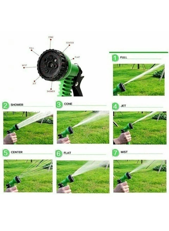 Make car washing and garden watering effortless with the innovative Expandable Magic Hose. Engineered with premium, high-elasticity durable materials, this lightweight garden hose automatically expands up to three times its original length with water pressure and shrinks back in seconds for compact, tangle-free storage, providing the ultimate solution for heavy-duty cleaning and high water flow. - Image 2