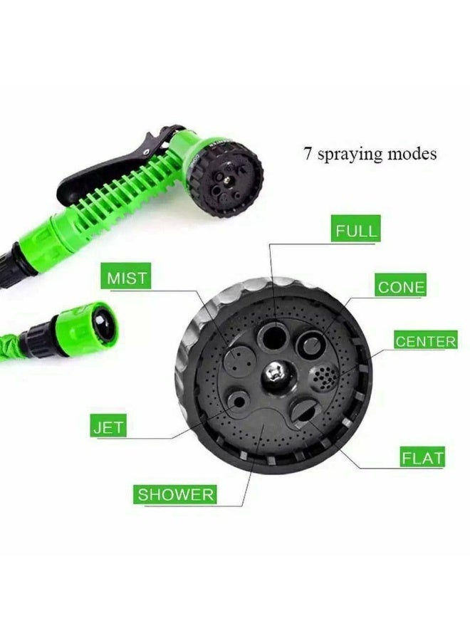 Make car washing and garden watering effortless with the innovative Expandable Magic Hose. Engineered with premium, high-elasticity durable materials, this lightweight garden hose automatically expands up to three times its original length with water pressure and shrinks back in seconds for compact, tangle-free storage, providing the ultimate solution for heavy-duty cleaning and high water flow. - Image 1