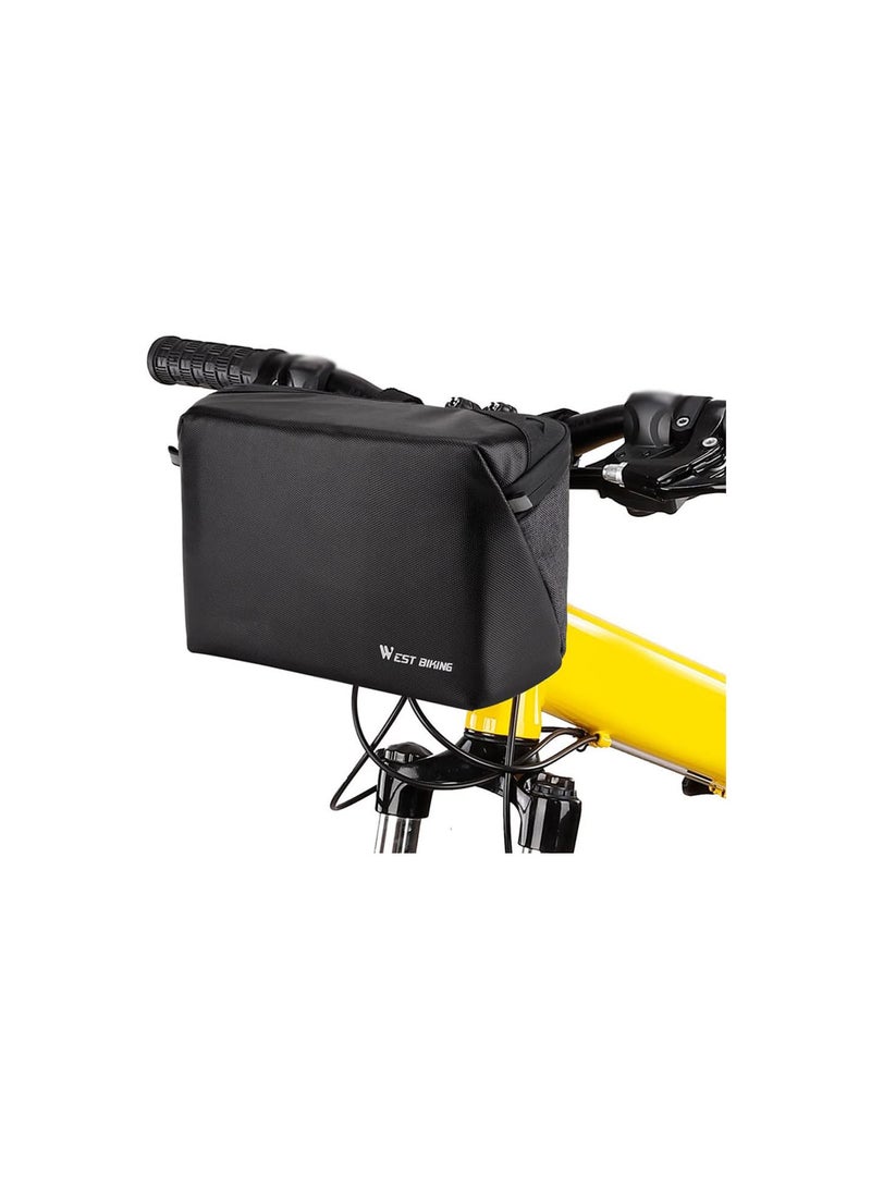 GGOOT Practical Bicycle Bag Multifunctional Bike Bag Scooter Bike Front Storage Bags Anti-Drop Wear-Resistant Cycling Bag Crossbody Bag Shoulder Chest Waist Bag  - Image 4