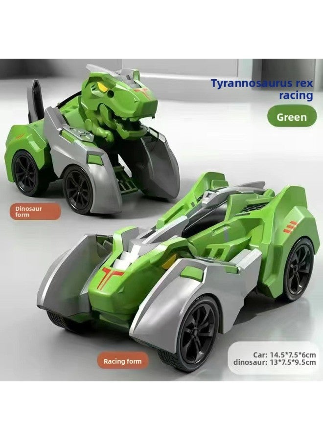 Collision Dinosaur Transformation Toy Car Collision Transformation Inertia Car Children Tyrannosaurus Rex Chariot King Kong Gift Toy