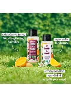 love beauty and planet Length And Strength Conditioner With Curry Leaves, Biotin And Mandarin 400Ml  - Image 3
