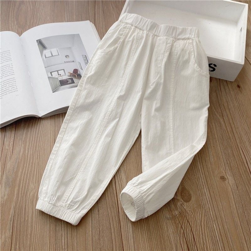 Children'S Summer Anti-Mosquito Pants Thin Boys' Quick-Drying Trousers Girls' Casual Pants Baby'S Ankle Pants - Image 5