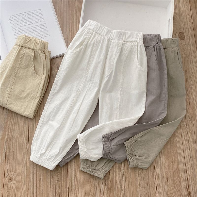 Children'S Summer Anti-Mosquito Pants Thin Boys' Quick-Drying Trousers Girls' Casual Pants Baby'S Ankle Pants - Image 4