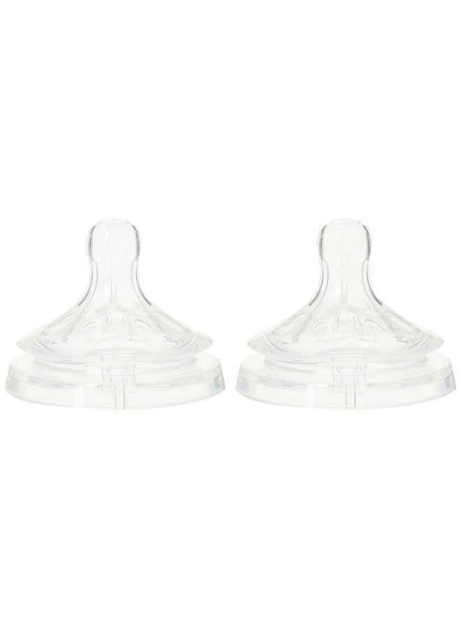 Avent Philips Avent Natural Response Bottle Teat - 2 x Baby Bottle Flow 1 Teats for Newborn Babies, 0 Months, BPA Free (Model SCY961/02) by Toy-Station