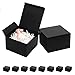 Mcfleet Black Gift Boxes with Lids 6x6x4 Inches 10 Pack Groomsmen Proposal Cardboard Craft Small Gift Box for Christmas Wedding Graduation Holiday Birthday Presents Packaging - Image 1